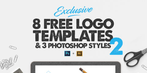 Graphic Ghost - 8 Free Logo Templates 2
