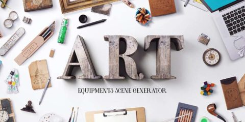 Graphic Ghost - Art Equipments Scene Generator