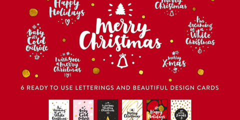 Graphic Ghost - Merry Christmas Lettering Templates