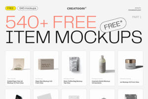 Graphic Ghost - 540 Free Item Mockups