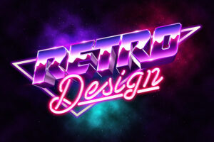 Graphic Ghost - Free 3D 80s Text Effect