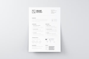 Graphic Ghost - Free Minimalistic and Clean Resume Template