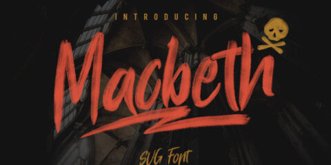 Graphic Ghost - Macbeth - Free Hand Made SVG Font