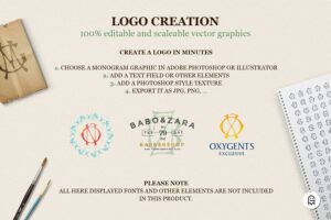 Graphic Ghost - Logo Monogram Initials