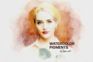 Graphic Ghost - Watercolor Pigments Effect for Photoshop