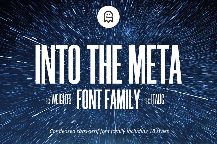 Graphic Ghost - Into the Meta - Font Family