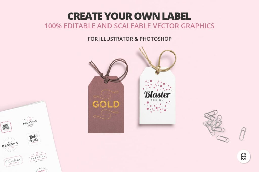 Graphic Ghost - The Designer Label Creators Kit