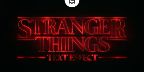 Graphic Ghost - Stranger Things Text Effect