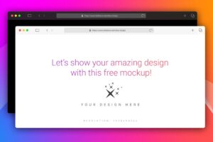 Graphic Ghost - Free Web Browser Mockup