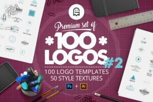 Premium Set of 100 Logos #2