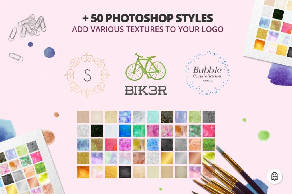 Graphic Ghost - Premium Set of 100 Logos 2