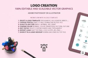 Graphic Ghost - Premium Set of 100 Logos 1
