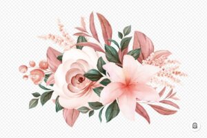 Floral Bouquet of Roses Graphic 2