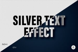 Graphic Ghost - Silver Text Effect