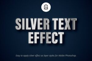 Graphic Ghost - Silver Text Effect